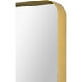 thumbnail image 4 of Renwil  Camus Rectangular Framed Brushed Gold Antique Iron Mirror, 4 of 5