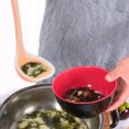 thumbnail image 4 of 11.4 Inch Silicone Soup Ladle Spoon Restaurant Kitchen Scoop Utensil Cooking Supplies Orange, 4 of 7