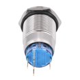 thumbnail image 3 of Garosa 19mm 12V LED Waterproof Stainless Self-locking Latching Push Button Switch, Button Switch, LED Latch Button Switch, 3 of 4