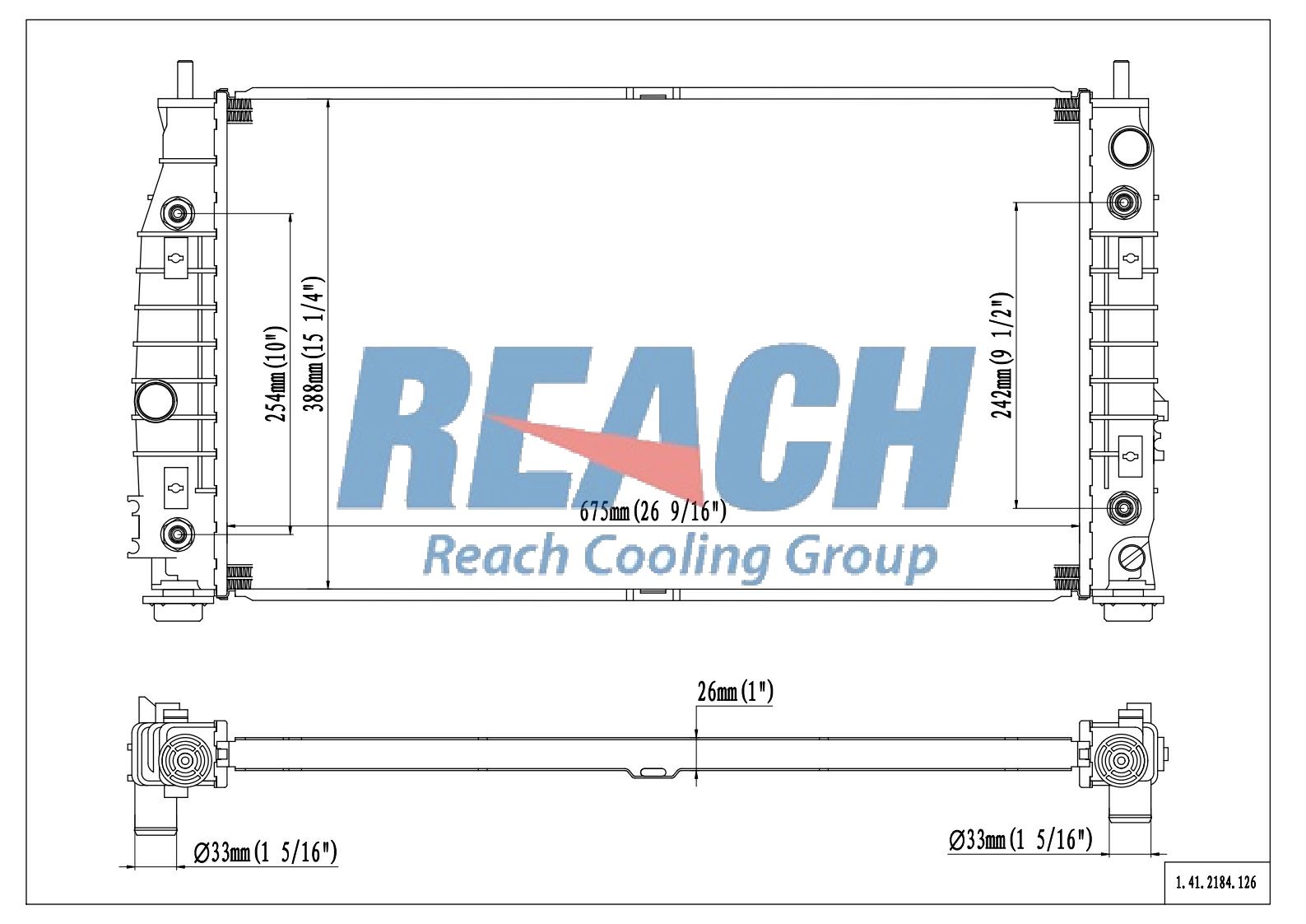 REACH Radiator 41-2184