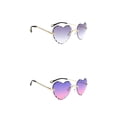 thumbnail image 1 of Gafas de sol sin montura BLESIY para mujer forma de corazón UV400, 1 of 8