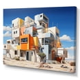 thumbnail image 2 of Designart "Industrial De Stijl Panorama I" Factories Wall Art Living Room, 2 of 7