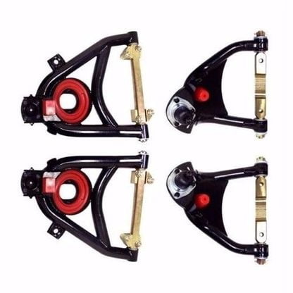Chevy Bel Air Billet - 55 55 56 57 Chevy BEL AIR Fullsize Upper and Lower Tubular Control A Arms Set