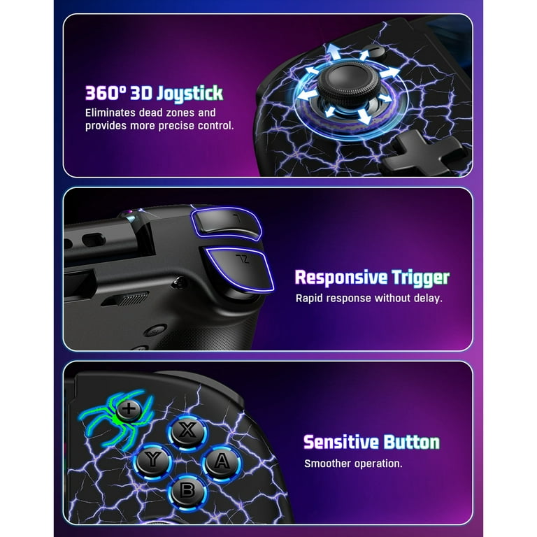 Daenfyy, Switch Controller, JC200 Series, Wireless Joypad