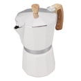 thumbnail image 5 of Moka Pot Aleación de aluminio Calor rápido Agarre cómodo Cafetera octogonal Olla para estufa eléctrica de gas Cocina superior Blanco 150 ml, 5 of 5
