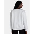 thumbnail image 3 of Athletic Works Women's and Women's Plus Crewneck Sweatshirt, Sizes XS-4X, 3 of 5