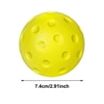 thumbnail image 3 of 4-12PC Pickleball Training Ball Quiet Foam Noise Reducing Soft Practice Balls Standard-Sized Indoor Warm-Up Solution for Beginners Professionals Use Living Room Backyard PU Foam Lightweight, 3 of 8