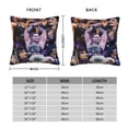 thumbnail image 4 of Rhea Ripley Throw Pillow Case Pillowcase Shell for Couch Sofa Home Decoration 16"x16", 4 of 9