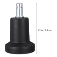thumbnail image 3 of FRCOLOR Roulettes Fixes pour Chaise 5 Pcs 1 Ensemble Remplacements Pratiques de Roulettes de Chaise Utiles (Noir), 1.97"X1.97"X3.07 Pouces, 3 of 4