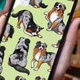 thumbnail image 6 of FINCIBO Soft TPU Black Case Slim Cover for Samsung Galaxy A50 6.4" 2019, Australian Shepherd Funny Playful Postures, 6 of 6