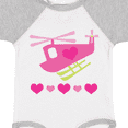 thumbnail image 4 of Inktastic Valentine Pink Heart Helicopter Boys or Girls Baby Bodysuit, 4 of 5