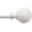 Antique White, variant on Black Curtain Rods for Windows 28 to 48 Inch,1'' Diameter Drapery Rods with Leaf Pattern Finials,Decorative Adjustable Heavy Duty Curtain Rods Set,18-60''