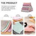 thumbnail image 2 of WORGEOUS 15 unids cocina lavado toalla doble lados agua absorbente limpiador accesorio de trapo, 2 of 7