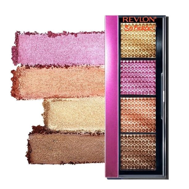 Paleta de sombras Revlon so fierce prisma quad The Big Bang 6 g
