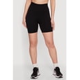 thumbnail image 3 of Women's Solid Seamless Ribbed Bike Shorts, 3 of 4