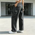 thumbnail image 6 of ATENAR Womens Pants,Pants for Women,Soft,Stretch Fabric,Pockets,Casual,Dark Gray,2XL, 6 of 8