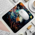 thumbnail image 2 of Wolf Square Desk Pad Mouse Mat Gaming Mousepad, 8.3x9.8 Inch, Non-Slip Rubber Bottom, Printed, Suitable for Office and Gaming, 2 of 6