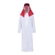 thumbnail image 2 of Adult Men's Arab Dress Up Costume Cosplay Halloween Party Outfit Set, 2 of 5
