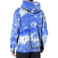 thumbnail image 6 of Men's Loose Fit Hoodie with Tie-Dye Print, Casual Pullover Sweatshirt with Hood, Long Sleeve Streetwear for Fall Winter, Christmas Gift, Daily Comfort Wear,Blue,L, 6 of 6