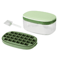 thumbnail image 1 of Ice Cube Trays, Easy Press Ice Tray，Ice Trays for Freeze With Lid and Bin, 1 of 5