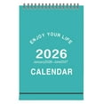thumbnail image 2 of Small Desk Calendar 2026, Mini Calendar 2026, Stand up Desk Calendar, 3.9x6.1Inch Standing Flip Calendar, 1Pcs Modern Design Calendar Organizer, 2026.1-2027.6 Calendar Blue, 2 of 9