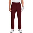 thumbnail image 5 of Mens Golf Dress Pants Quick Dry Straight Leg Trousers Slim Fit Casual Work Bottoms Red 2XL, 5 of 8