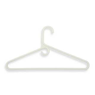 Honey-Can-Do Recycled Plastic Petite Clothing Hangers, 60 Pack, White 