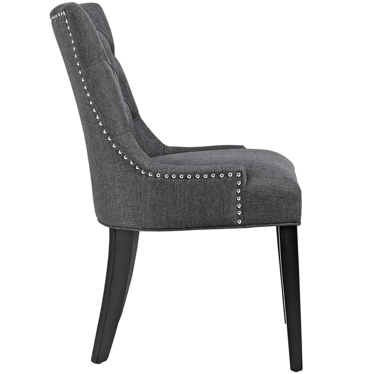 Regent Fabric Dining Chair Gray