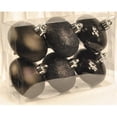 thumbnail image 1 of Queens of Christmas WL-ONION-S-6PK-BK Black Smooth Onion Ornaments - 6 Pack, 1 of 1