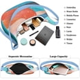 thumbnail image 3 of Crescent Crossbody Bag Abstract Geometry Colorful Sling Bag for Unisex Women Men Casual Trendy Small Shoulder Bag Purse, 3 of 5