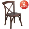 thumbnail image 2 of Flash Furniture 2 Pk. HERCULES Series Kids Mahogany Cross Back Chair, 2 of 7