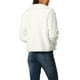 thumbnail image 3 of Abrigo Corto de Piel Sintética para Mujeres Moda Invierno Chaqueta Abierta Solapa Notch Manga Larga Abrigo Esponjoso L Blanco, 3 of 7