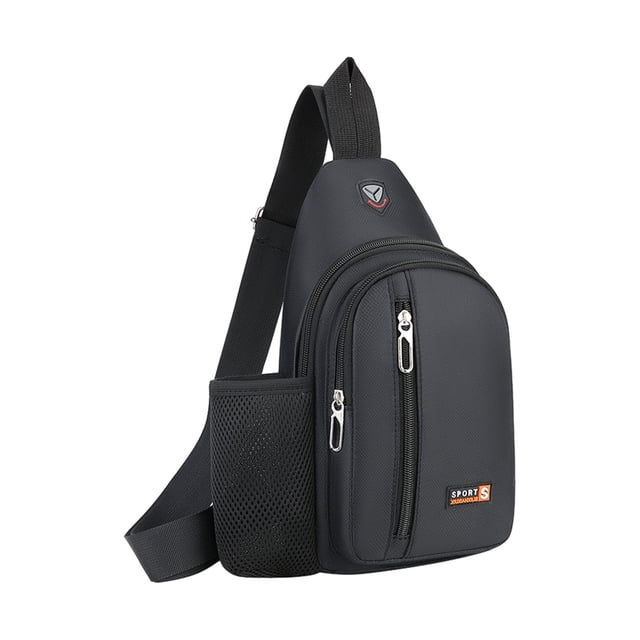 Rbaofujie Petit Sac Messager Petit Sac à Bandoulière Sac Bandoulière Poitrine Épaule Résistant à l'Eau Sac à Bandoulière Sac à une Sangle Sac de Voyage pour Hommes Femmes Garçons avec Trou pour Écouteurs Sac Fourre-Tout pour Femmes