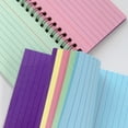 thumbnail image 3 of Twin Coil Binding Notebook 50 Sheets Lined 4.9x2.9Inch Small Colored Notepads Writing Pad Pocket Journal for Note Taking, 3 of 8