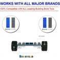 thumbnail image 3 of Brickyard Building Blocks Wheels, Tires, And Axles 459 Pieces Building Bricks Compatible Set Includes Steering Wheels, Windshields, And Colorful Brick Building Chassis Pieces (459 Pcs), 3 of 7