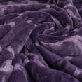 thumbnail image 5 of Home Soft Things Ogee Tatami Faux Fur Throw & Pillow Cover Combo Set - Blackberry - 50" x 60"/18" x 18", 5 of 7