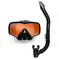 thumbnail image 1 of EVO Hi Definition Mask and Snorkel Combo - Single Lens - Snorkel Mask Adult - Scuba Mask and Snorkel Set Adult - Scuba Diving Mask with Valve - Dive Mask - Scuba Diving Accessories - Scuba Gear, 1 of 5