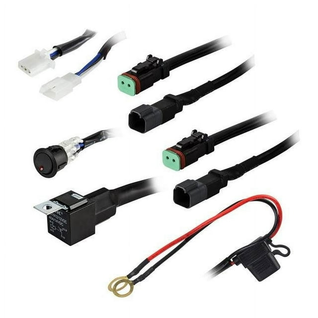 Heise Led Lighting Systems HE-DLWH1 2-Lamp Wiring Harness & Switch Kit