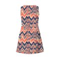 thumbnail image 5 of Ovzne Robes pour Femmes 2025 Robe pour Femme Mode Été Femme Imprimé Poche Sans Manches Robe Col en V Robe de Printemps Imprimée Liquidation, 5 of 5