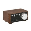 OWSOO Wood grain HIFI BT 5.0 Digital Power Audio Amplifier Class D 50WX2 Stereo Home Audio Car Marine USB/AUX IN