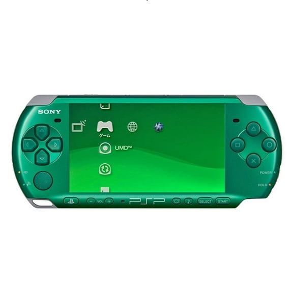Restored Playstation Portable PSP 3000 Gaming Console, Green (Refurbished)