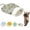 Avocado, variant on Winter Warming Cat Sleeping Bag, Self Warm Burrow Pet Bed for Cats & Dogs , Soft Self Warming Pet Hideway Sleeping Portable Handwoven Pets Bed for Cats & Small Dogs
