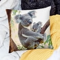 thumbnail image 2 of BANET 3D Australia Koala Bear Pillow Case 12x12in, 2 of 5