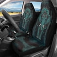 thumbnail image 2 of FOR U DESIGNS Boho Mandala Elehant Print Car Front Seat Covers Washable Driver Seat Cover with Backrest Scratch-Resistant Car Seat Protector Automotive Interior Accessories, 2 of 7