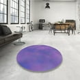 thumbnail image 4 of Ahgly Company Machine Washable Indoor Rectangle Transitional Purple Area Rugs, 5' x 7', 4 of 7