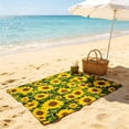 thumbnail image 6 of Oversized Beach Towel 30x59 Inch Sand Free Quick Dry Microfiber Floral Printed Towel for Beach Pool and Summer Vacation, 6 of 7