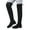 Black, variant on Women's Suede Over The Knee Boots Low Heel Thigh High Fall Booties Casual Non Slip Pinted Toe Dress Shoes Brown Size 8