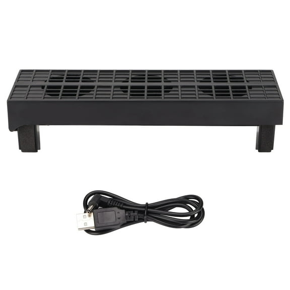Auto Cooling Fan 3 Ports Multifunctional Intelligent Temperature Control Fan for PS4 Slim