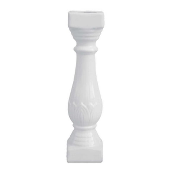 Balustrade Part White Ceramic Baluster 20" High | Renovator's Supply