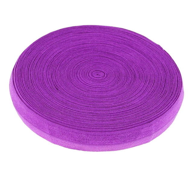 Profesional Banda Elástica de 10 metros, 15mm en Ancho para Ropa Púrpura Hugo Banda elástica de coser